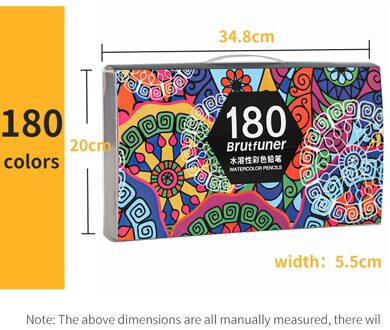 47/72/120/150/180 Kleuren Vette Kleurpotlood Artistieke Kleur Lood Borstel Schets Hout Potloden Set Hand geschilderde Schoolbenodigdheden