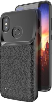 4700Mah Externe Batterij Case Voor Xiaomi 8 Mi 8 Se Power Bank Case For Mi 8 blauw