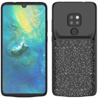 4700Mah Voor Huawei Mate 20 20Pro Draagbare Power Bank Pack Externe Batterij Case Charger Beschermdoppen Cover For Mate 20Pro zwart