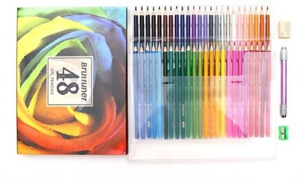 48/72/120/160 Kleuren Art Gekleurde Tekening Potloden Voor Kunstenaar Schets Kunstenaar Schrijven Voor Tekening Schets School art Supply 48 Colored pencil