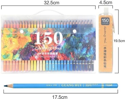48/72/120/160 Kleuren Art Gekleurde Tekening Potloden Voor Kunstenaar Schets Kunstenaar Schrijven Voor Tekening Schets School art Supply Watercolor 150 kleur