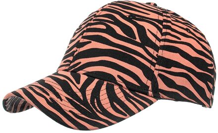 #48 Hoeden Baseball Cap Unisex Mannen Sport Cap Vrouwen Animal Zebra Patroon Zonnehoed Verstelbare Baseball Cap Hip hop Hoed Gorro bruin