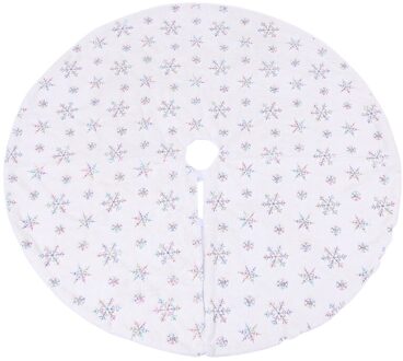 48 Inch Grote Kerstboom Rok Dikke Besneeuwde Witte Lagen Xmas Boom Rok Voor Xmas Party Thuis Ornamenten