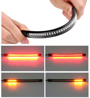 48 LED Staart Achter Brake Stop Waterdichte Lamp Lamp Motorfiets Signaal Licht In Signaal Lamp 2835 3014 Smd Motor Turn signalen Licht