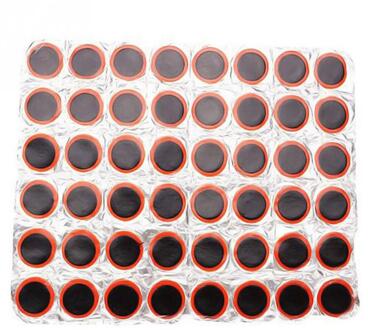 48 Pcs Lijm Ronde Fiets Band Band Rubber Patch Stuk Fietsen Punctie Reparatie Tools Kits (Geen lijm)