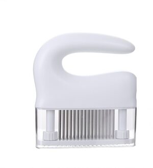 48-Pin Steak Vleesvermalser Losse Vlees Naald Gebroken Pees Naald Tenderizer Losse Vlees Naald Keuken Accessoires wit