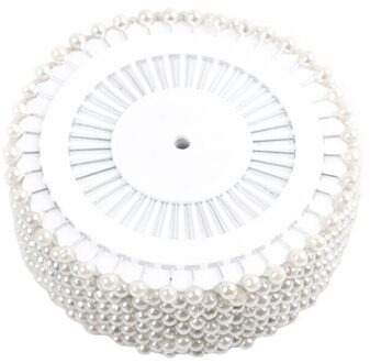 480 Stks/partij Naaien Pin Ronde Parel Hoofd Spelden Bruiloften Corsage Bloemisten Gemengde Kleur Naaien Textiel Acc wit