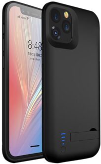4800Mah Batterij Oplader Cases Voor Iphone 12Promax 6.7Inch Power Bank Cover Terug Clip Batterij Telefoon Oplader