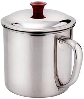 480Ml Draagbare Roestvrij Staal Student Outdoor Reizen Camping Mok Bier Drinken Koffie Thee Handvat Cup Drinkware