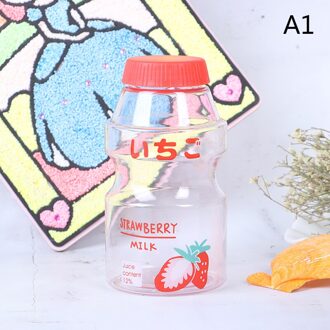480Ml Fruit Plastic Waterfles Draagbare Lekvrije Reizen Drinkfles Voor Kinderen Meisje Anti Vallen Water Cup