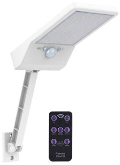 48LED Zonne-energie Straat Licht PIR Motion Sensor wandlamp Outdoor afstandsbediening draaien beugel zonne-straat