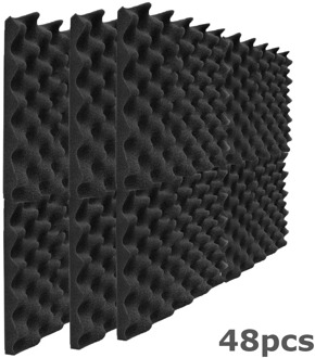 48PCS Sound-Absorbing Acoustic Foam 30X30X2CM Sponge Sound Acoustic For Studio Room Acoustic Panels Noise Soundproof Foam