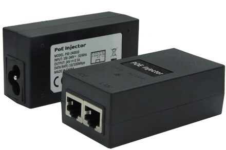 48V 0.5A Passieve Poe Injector Adapter Desktop Type 10/100Mbps Mikrotik Compliant Adapter 1000M