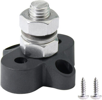 48V Bus Bar Power Terminal Blok Zware M10 Positieve Power Distributie Stud Voor Truck Rv Boot Auto Elektronica accessoires zwart