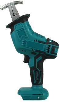 48V Draadloze Elektrische Zag Reciprozaag Voor Houtbewerking Metal Snijden Diy Power Tool Met 4 Zaagbladen + 2 batterij zonder accu