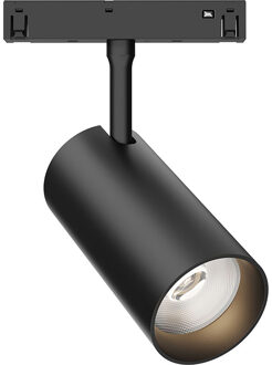 48V Magnetische LED Railspot - Track Spot - Brinton Magni - 18W 1580lm 24D - Warm Wit 3000K - Zwart
