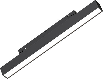 48V Magnetische Lineaire LED Railverlichting - Lijnverlichting - Brinton Magni - 10W 950lm 120D - Helder/Koud Wit 6500K - Zwart