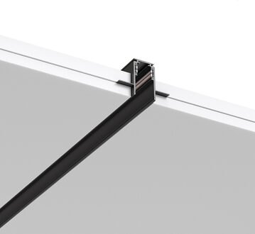 48V Magnetische Track Rail - Railsysteem - Brinton Magni - Inbouw - Zwart - 1 Meter