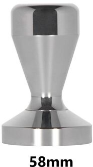 49/51/57.5/58Mm Espresso Koffie Tamper Verstelbare Koffie Sabotage Barista Rvs Base Koffieboon Druk Barista Tools