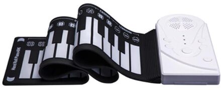 49 toetsen Elektronische Orgel Opvouwbaar Toetsenbord Beroep Elektronische Orgel Draagbare Oplaadbare Elektronische Piano Voor Beginner wit