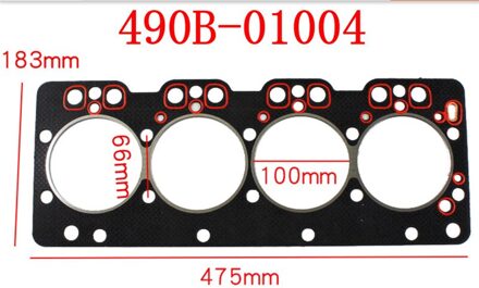 490B-01004 490B Motor Xinchang XINCHAI 490BT koppakking 490B-01004