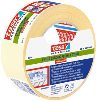 4944-0-5 Dubbelzijdige tape tesafix 4944 Wit (l x b) 25 m x 50 mm 1 stuk(s)