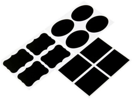 49Pcs Schoolbord Sticker Label Met Herschrijfbare Witte Vloeistof Krijt Zout Kruidkruik Fles Blackboard Sticker Keuken Accessoires