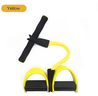 49X25X6.5Cm Vier Buis Multifunctionele Pull Touw Pedaal Elastische Touw Been Puller Abdominale Crunches Voetenbank pull Touw YL200206-YE1