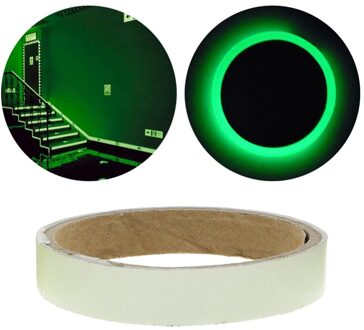 4Cm * 1M Lichtgevende Tl Night Zelfklevende Glow In Dark Sticker Tape Veiligheid Veiligheid Thuis decoratie Waarschuwing Tape blauw groen