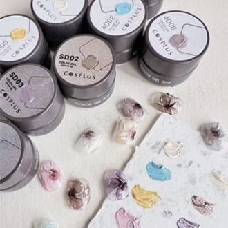 4D Micro-Carving Metal Color Gel SD01 Creamy Apricot