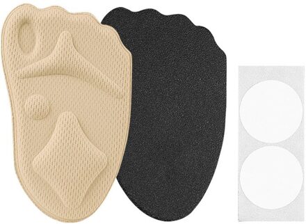 4d Spons Voorvoet Orthopedische Pad Zachte Hoge Hak Stickers Comfortabele Binnenzool Verstelbare Voet Pad Ademend Padding Kussen huid toon