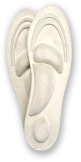 4D Suede Memory Foam Orthopedische Binnenzool Arch Ondersteuning Orthopedische Inlegzolen Schoenen Platte Voet Voeten Care Zool Schoen Orthopedische Pads Beige / EU 35-39