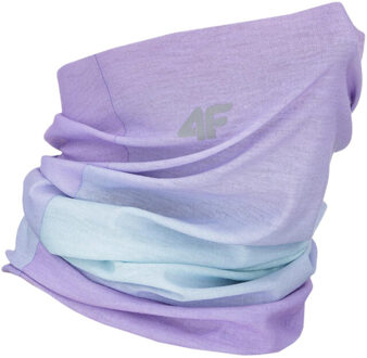 4F Childrens/kids f027 effen nekwarmer (set van 2) Paars - One size