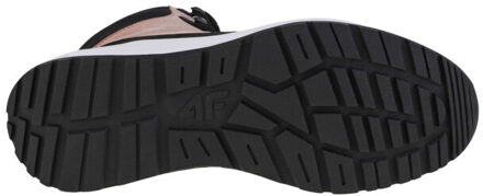 4F Dames city leren trainers Roze - 37