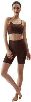 4F Dames effen sportbeha Bruin - M / L