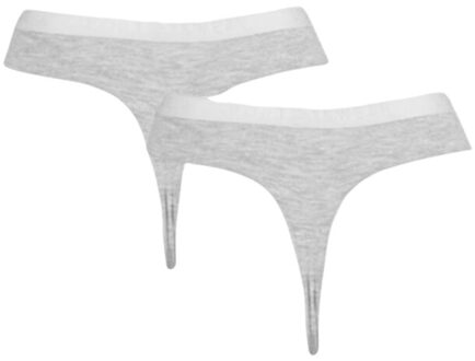 4F Dames f026 string (set van 2) Grijs - L