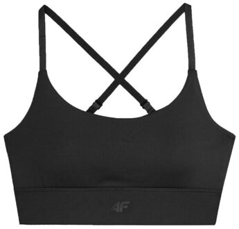 4F Dames f079 sportbeha Zwart - L