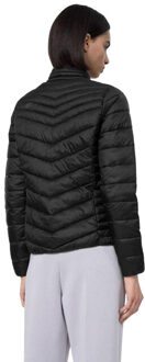 4F Dames f094 gewatteerde jas - maat M Zwart