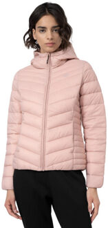 4F Dames f0955 gewatteerde jas Roze - M