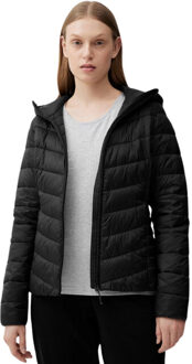 4F Dames f0955 gewatteerde jas Zwart - S