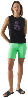 4F Dames f151 legging shorts met hoge taille Groen