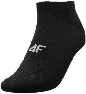 4F Dames f197 enkelsokken (set van 3) Zwart - 39-42