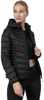 4F Dames gewatteerd jasje - maat S Zwart