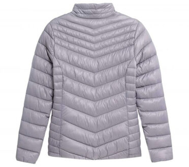 4F Dames gewatteerde pufferjas - maat S Grijs