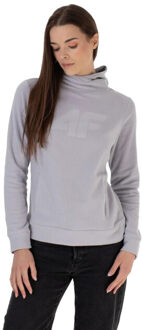 4F Dames h4l22 fleece hoodie Grijs - XL