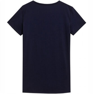 4F Dames h4l22 tsdf352 t-shirt - maat S Blauw
