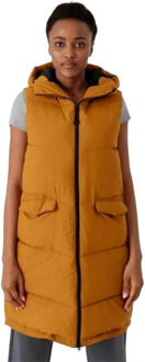 4F Dames h4z21 effen gilet Bruin - XS