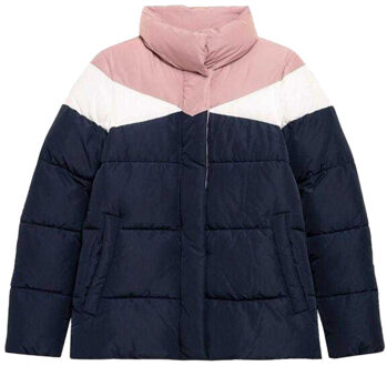 4F Dames h4z21 gewatteerde jas Blauw - S