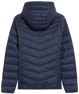 4F Dames h4z21 kudp003 gewatteerde jas Blauw - S