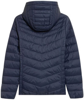 4F Dames h4z21 kudp003 gewatteerde jas Blauw - S